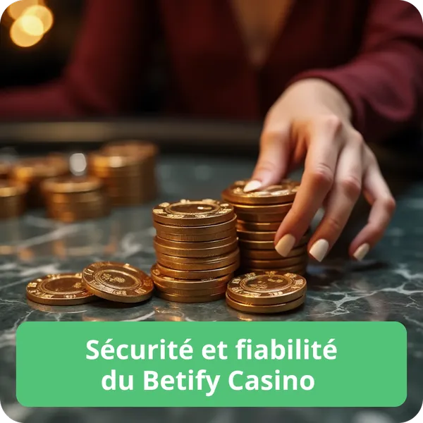 Sécurité et fiabilité du Betify Casino